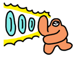 Happy Sloth BonBon sticker #11035157