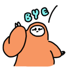 Happy Sloth BonBon sticker #11035159