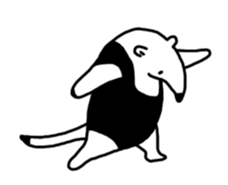Ant-eater sticker #11035445