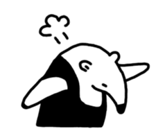 Ant-eater sticker #11035446