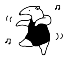 Ant-eater sticker #11035449