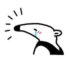 Ant-eater sticker #11035453
