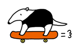 Ant-eater sticker #11035462