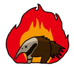 Ant-eater sticker #11035467