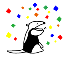 Ant-eater sticker #11035475