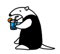 Ant-eater sticker #11035476