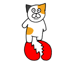 Goofy  cat sticker #11035589