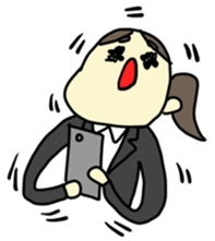 Go, go, let's go! Job-hunting girl! sticker #11036201