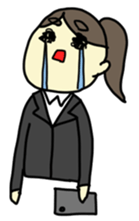 Go, go, let's go! Job-hunting girl! sticker #11036202