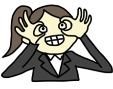 Go, go, let's go! Job-hunting girl! sticker #11036208