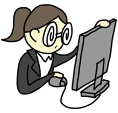 Go, go, let's go! Job-hunting girl! sticker #11036219