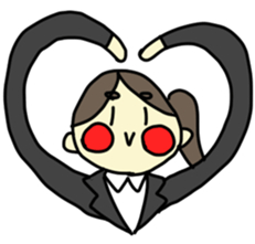 Go, go, let's go! Job-hunting girl! sticker #11036220