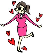 Go, go, let's go! Job-hunting girl! sticker #11036221