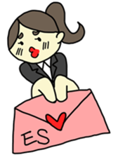 Go, go, let's go! Job-hunting girl! sticker #11036222