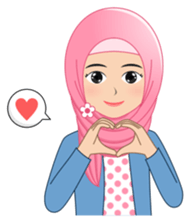 I LOVE HIJAB sticker #11036608