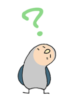 peach-faced lovebird "kozahaji" sticker #11038103