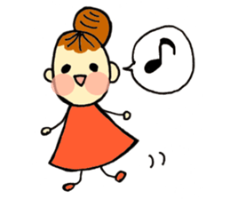 head-taro-girl's every day sticker #11038161