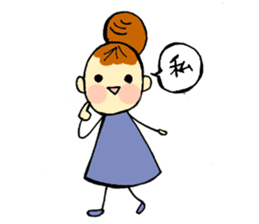 head-taro-girl's every day sticker #11038163