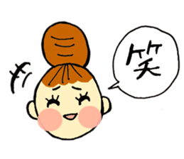 head-taro-girl's every day sticker #11038167