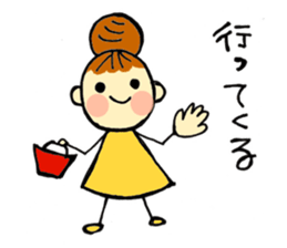 head-taro-girl's every day sticker #11038177