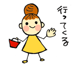 head-taro-girl's every day sticker #11038177