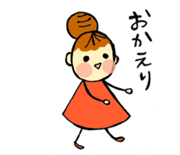 head-taro-girl's every day sticker #11038181
