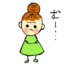 head-taro-girl's every day sticker #11038183