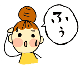 head-taro-girl's every day sticker #11038191