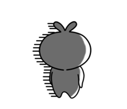 Dog of onion head sticker #11038591