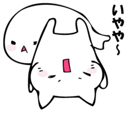 Gentle cat and seal 2. sticker #11039201