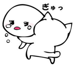 Gentle cat and seal 2. sticker #11039213