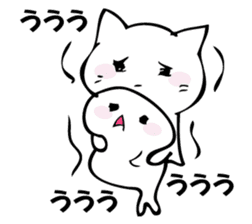 Gentle cat and seal 2. sticker #11039236