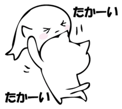 Gentle cat and seal 2. sticker #11039237