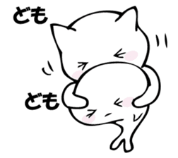 Gentle cat and seal 2. sticker #11039238