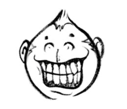 Brush of monkey sticker #11039502