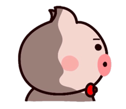 Butachan couple daisakusen! sticker #11039560