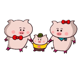 Butachan couple daisakusen! sticker #11039563