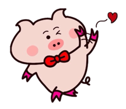 Butachan couple daisakusen! sticker #11039580