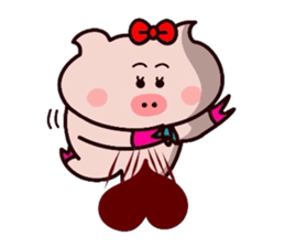 Butachan couple daisakusen! sticker #11039592