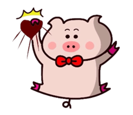 Butachan couple daisakusen! sticker #11039593