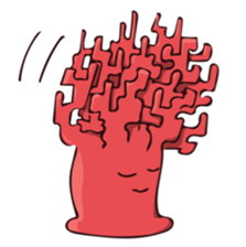 Pretty Red Coral sticker #11039641