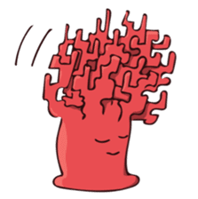 Pretty Red Coral sticker #11039641