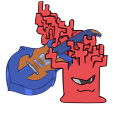 Pretty Red Coral sticker #11039656