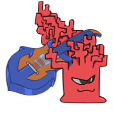 Pretty Red Coral sticker #11039656