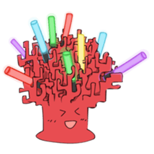 Pretty Red Coral sticker #11039657