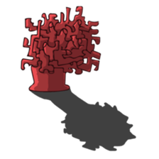 Pretty Red Coral sticker #11039663