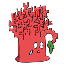 Pretty Red Coral sticker #11039665