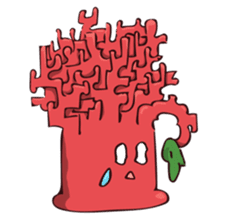 Pretty Red Coral sticker #11039665