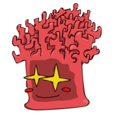 Pretty Red Coral sticker #11039668