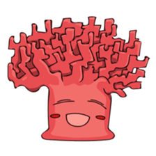 Pretty Red Coral sticker #11039669